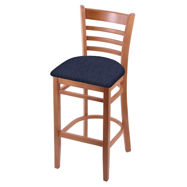 25" Counter Stool, Medium Finish, Graph Anchor Seat